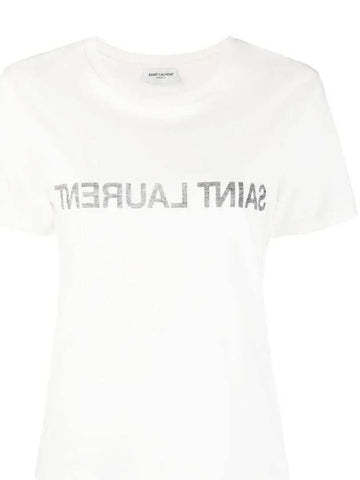 SAINT LAURENT リバーシブル Tシャツ 665234 Y37AW 9744 133033035 [P]