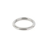 Tiffany & Co PT950 Platinum Milgrain Ring 2MM Size 46 37571-1 159543375 [P]