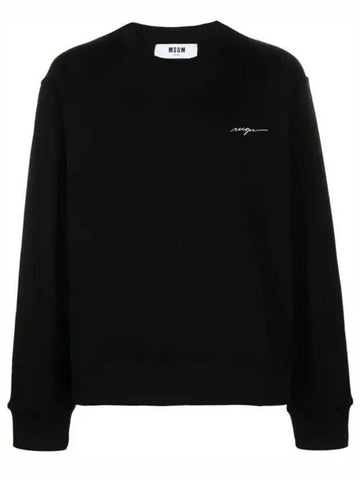 MSGM ロゴ刺繍スウェットシャツ 3640MM102 247001 99 133040288 [P]