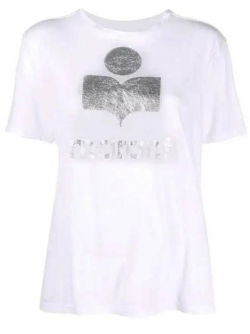 ISABEL MARANT Leinen Kurzarm T-Shirt TS0001FB A1N10E 20WH 133043652 [P]