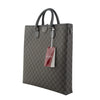Gucci Gray GG Supreme Canvas Ophidia Medium Document Tote Bag 37664Y 159543411 [P]
