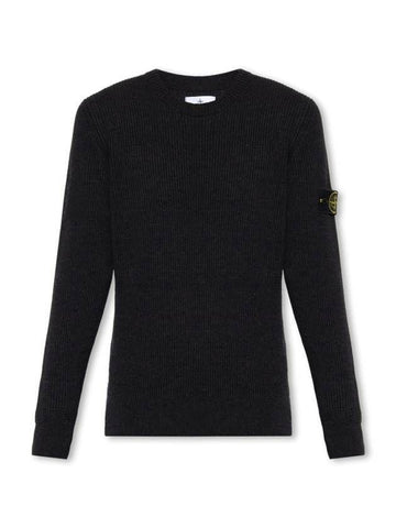 STONE ISLAND 553C2 フルリブウールクルーネックニットレギュラーフィット7915553C2 V0M65 133075340 [P]