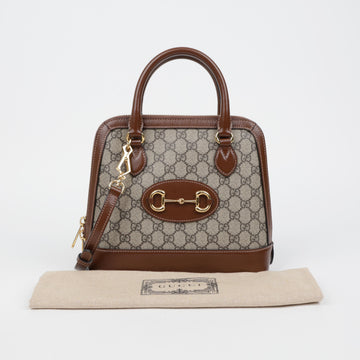 Gucci Horsebit 1955 Small Top Handle Bag Brown 159096215 [P]