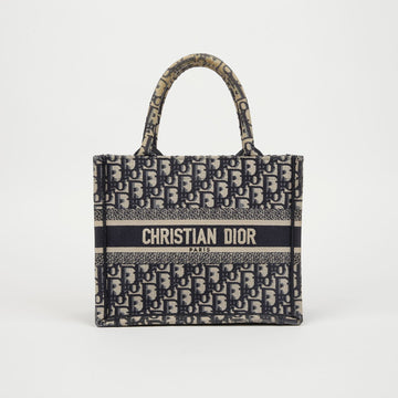 DIOR Oblique Small Book Tote Navy 159169392 [P]