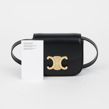 Celine Mini Claude Shiny Calfskin Black 159122475 [P]
