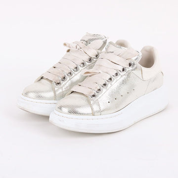 Alexander McQueen Oversole Metallic Sneakers 35.5 159545759 [P]