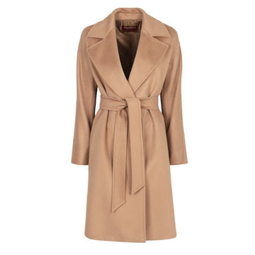 MaxMara Belted Wool Coat Camel 149268401 [P]