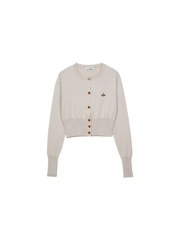 Vivienne Westwood Women's Bea Crop Cardigan Dusty White 1803002U-Y001V-A402 142601294 [P]