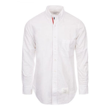 THOM BROWNE Hidden Trimming Cotton Oxford Shirt 78562595 [P]