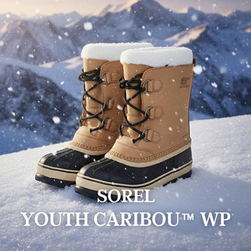 Sorel Women's Youth Karibu Snow Boots BUFF 1123511 145899316 [P]