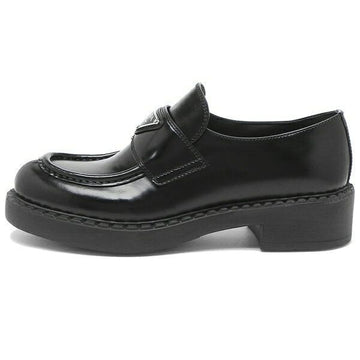 PRADA Matte gebrushtes Leder Slipper 148705667 [P]