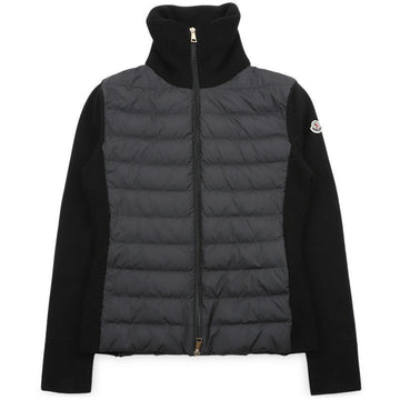Moncler High Neck Mixed Padding Zip-Up Jacket 152160807 [P]