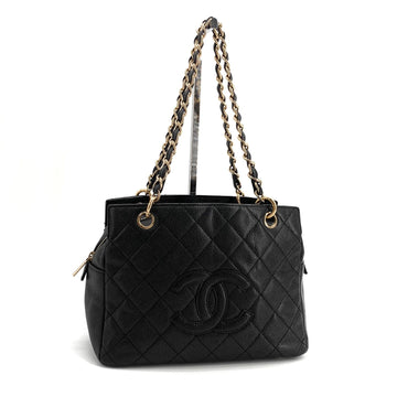 CHANEL Caviar Square Flap Shoulder Bag 159557145 [P]