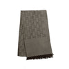 GUCCI Jacquard GG Wolle Seide Zweifarbiger Schal 147677444 [P]