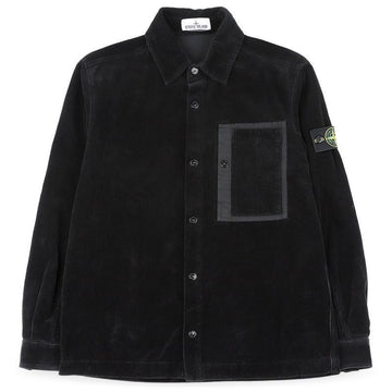STONE ISLAND Herren Chest Pocket Corduroy Baumwoll Overshirt Jacke 159560178 [P]