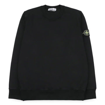 STONE ISLAND Herren Sweatshirt mit Wappenpatch aus Baumwollfleece (schwarz) L2S15 6100060 S0051 V0029 159558435 [P]