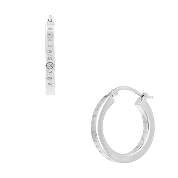 Maison Margiela Earring with Engraved Numbering Logo Hoop 159562812 [P]