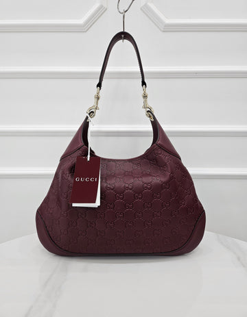 GUCCI モノグラムレザーショルダーバッグ アンコラ 834981 159564074 [P]