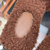 Hermes Shearling Oran Sandals Slippers Brown 159564280 [P]