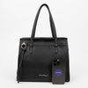 Salvatore Ferragamo Amy Leather Medium Top Handle Bag Black 159021968 [P]