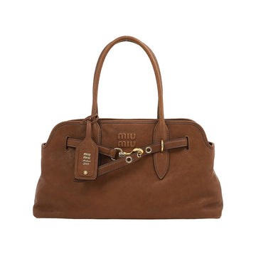 MIU MIU Abendtote aus Nappa-Leder mit abgerundetem Rand 159573867 [P]