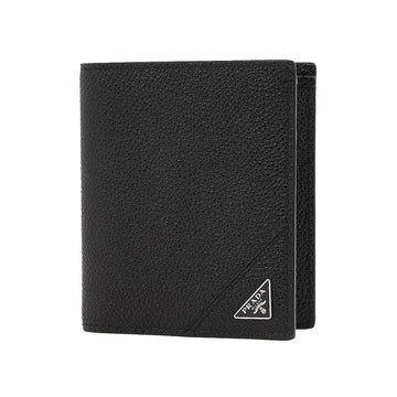 PRADA Tri-Fold Geldbörse aus Vitello mit Logo 159575059 [P]
