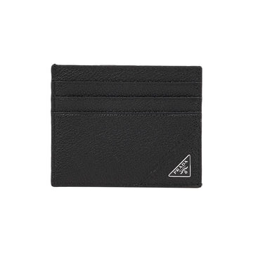 Prada Men's Vitello Triangle Logo Cardholder 159575063 [P]