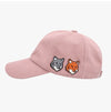 MAISON KITSUNE ダブルフォックスヘッドパッチハット 157314685 [P]