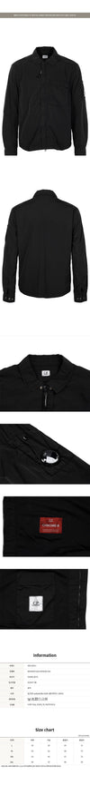 CP COMPANY Overshirt mit Reißverschluss in Schwarz Chrom-R 26SS 154025691 [P]