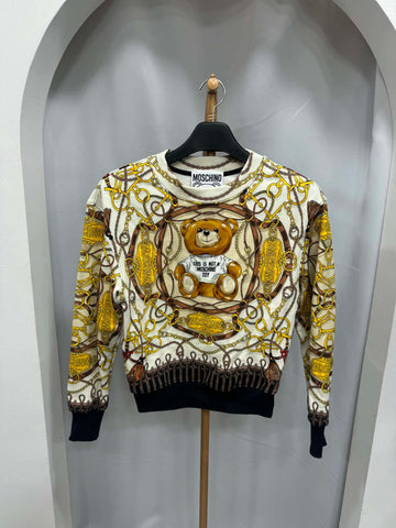 Moschino Department Store Teddy Bear Sweatshirt Size 38 159579925 [P]