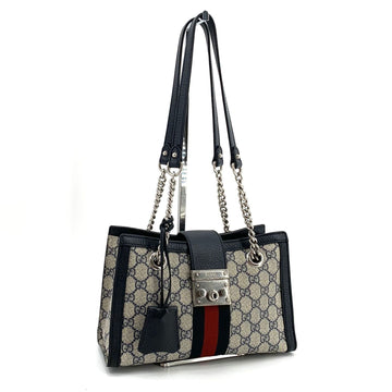 GUCCI GG シュプリーム パドロック ショルダーバッグ 498156 159580591 [P]