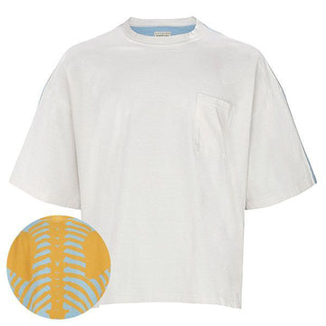 KAPITAL Sitz T-Shirt mit zweifarbigem großen Taschenmotiv EK 1446SC 159580960 [P]