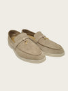 Loro Piana Sandstone Suede Summer Chams Work Loafer 159582169 [P]