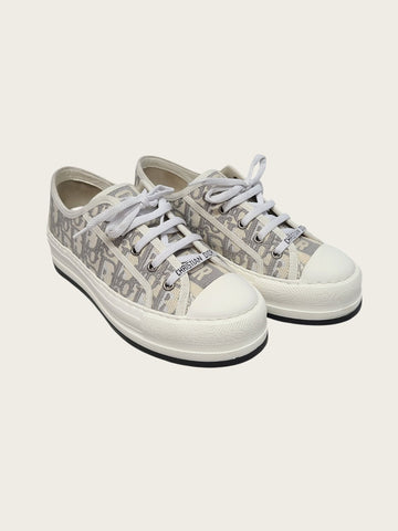 DIOR Stilgraue Oblique Workand Plattform Sneakers 159582239 [P]