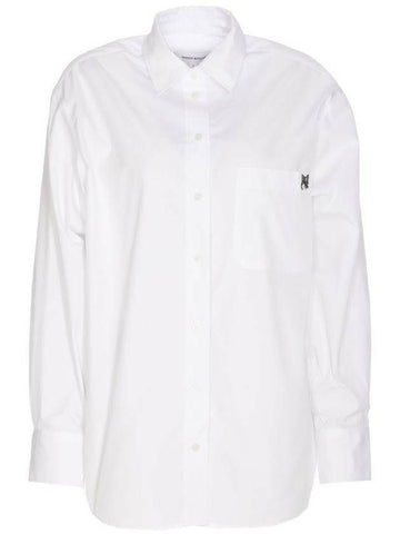 Maison Kitsune Chest Pocket Cotton Poplin Casual Shirt 133042950 [P]