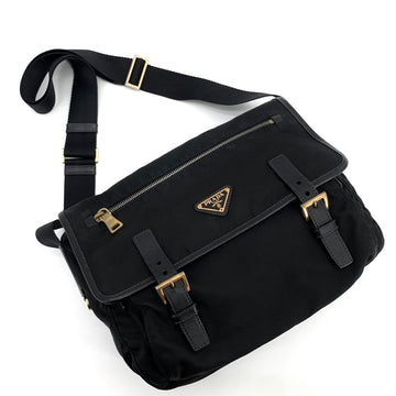 PRADA Nylon Dreieckslogo Umhängetasche Crossbody 159583231 [P]