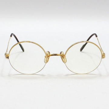 CARTIER 47 22 135 Goldrahmen Trinity Halbrahmenbrille 135 159583256 [P]