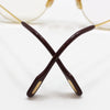 Cartier 47 22 135 Gold Trinity Half-Rim Glasses 159583256 [P]