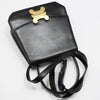 CELINE Schwarze Triomphe Top Handle Schultertasche mit goldener Hardware 159583425 [P]