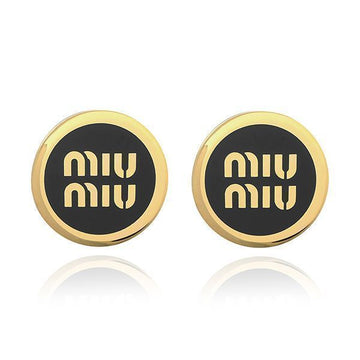 MIU MIU イヤリング エナメル ロゴ メタル 139811782 [P]