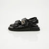 GUCCI Doppelt G schwarze Sandalen 159088798 [P]