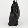 Burberry Check Polyester Leather Trimming Tote Bag Black 159021321 [P]