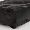 Burberry Check Polyester Leather Trimming Tote Bag Black 159021321 [P]