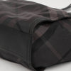 Burberry Check Polyester Leather Trimming Tote Bag Black 159021321 [P]