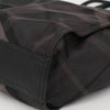 Burberry Check Polyester Leather Trimming Tote Bag Black 159021321 [P]