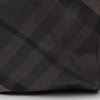 Burberry Check Polyester Leather Trimming Tote Bag Black 159021321 [P]