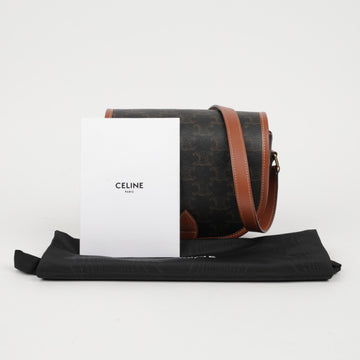 Celine Triope Canvas Polko Bag Medium Tan 159295189 [P]