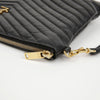 SAINT LAURENT Cassandra Matelassé Leder Tablettetasche Schwarz mit goldener Hardware 159169348 [P]