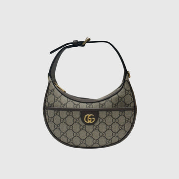 Gucci Ophidia GG Super Mini Shoulder Bag Beige Ebony 772308 159594217 [P]