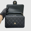 CHANEL Kaviar Reißverschluss kleine Saison Klapptasche AS3003 159594899 [P]